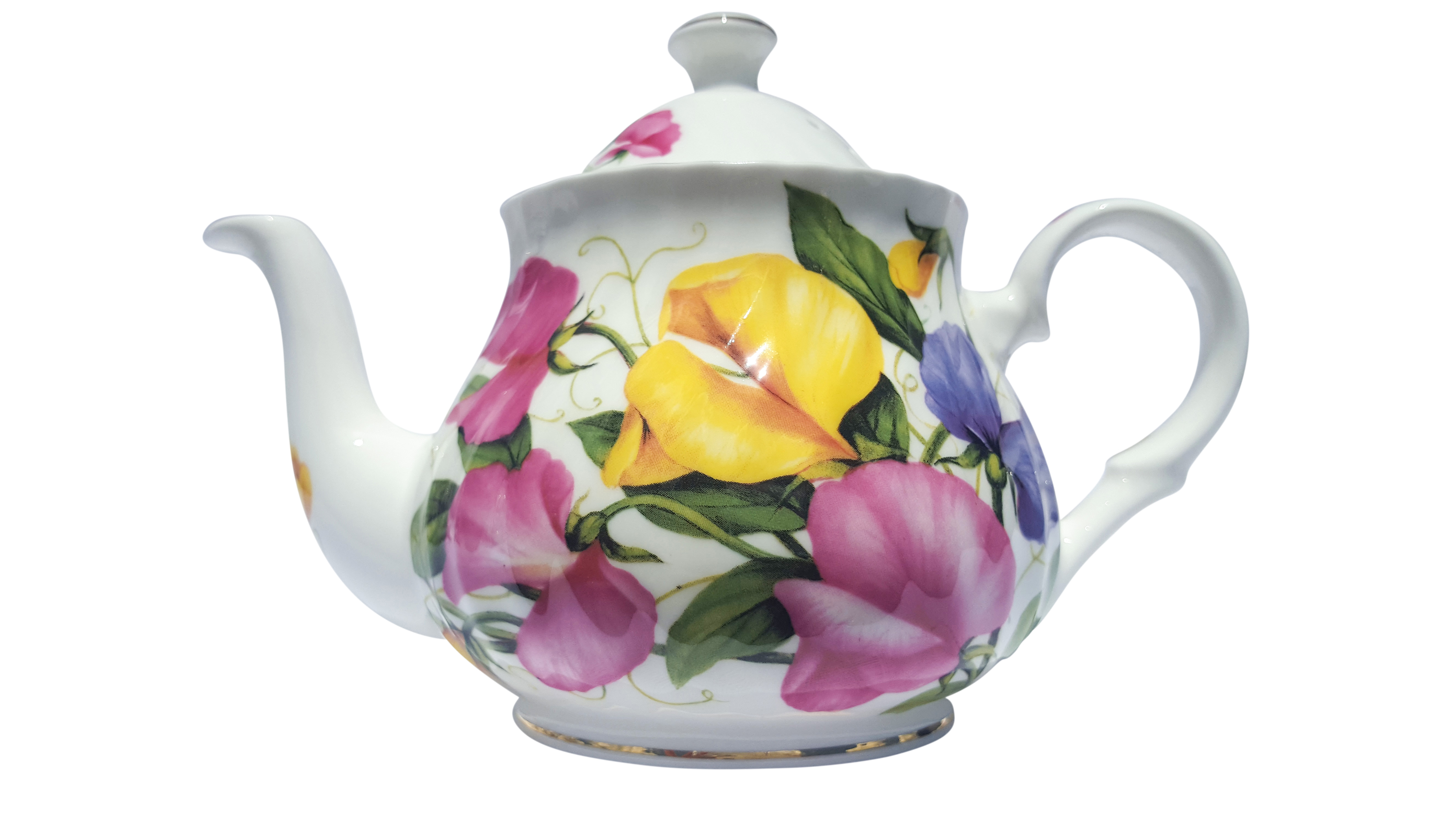 Sweet Pea 2 Cup Teapot - Click Image to Close